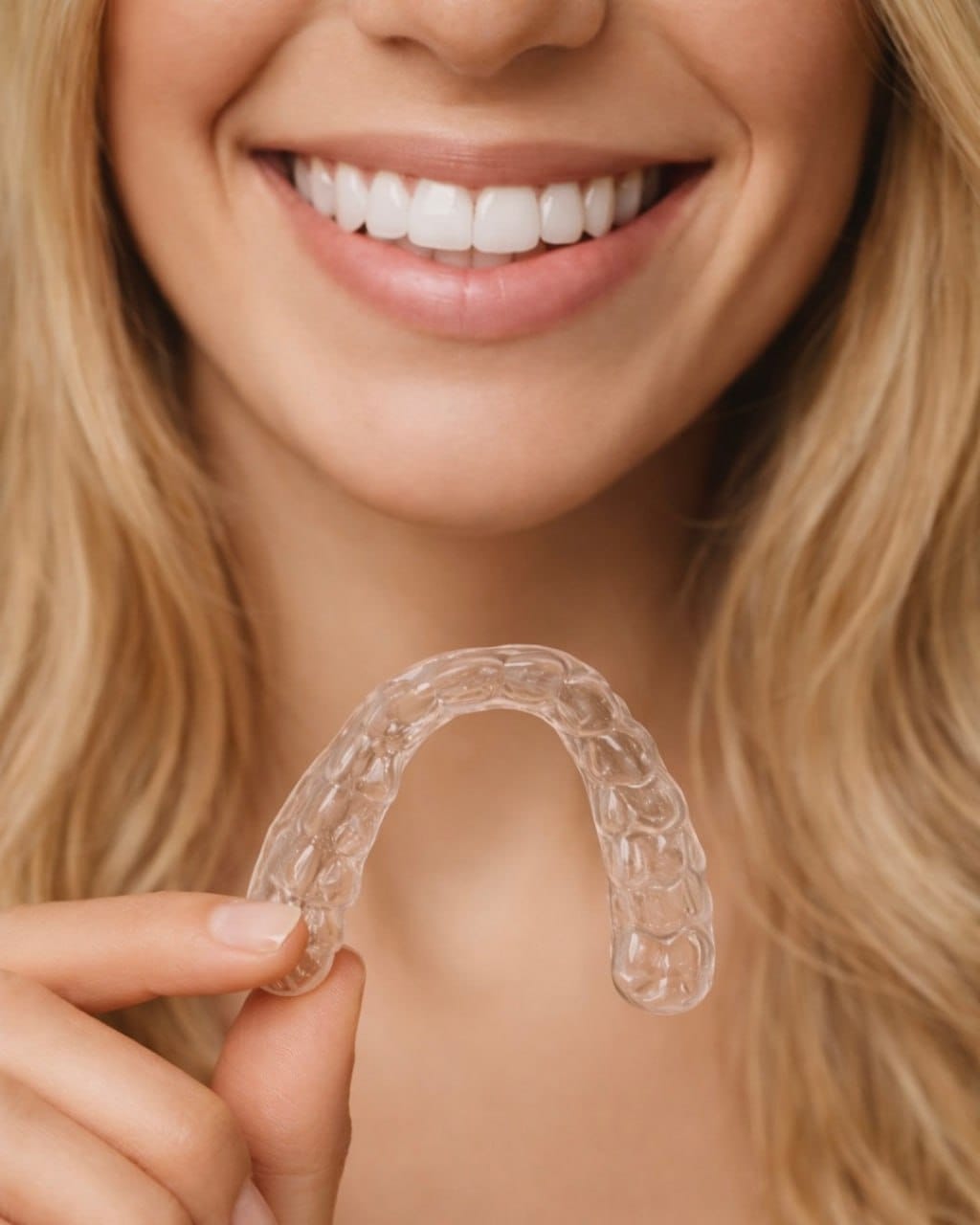 Paciente con alineador transparente para valorar precio de Invisalign en Madrid